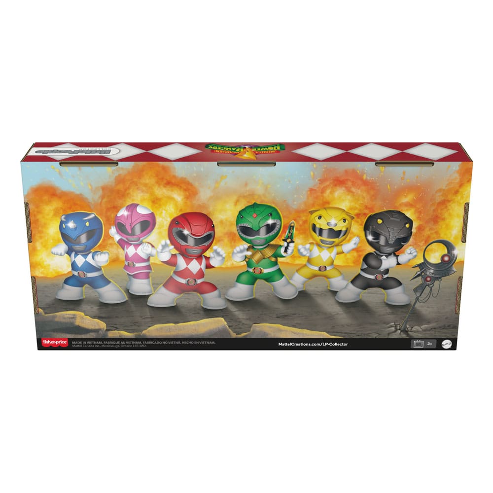 Mighty Morphin Power Rangers Little People Collector Minifiguren 6er-Pack 7 cm