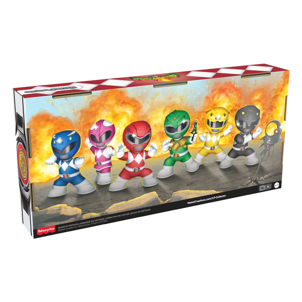 Mighty Morphin Power Rangers Little People Collector Minifiguren 6er-Pack 7 cm