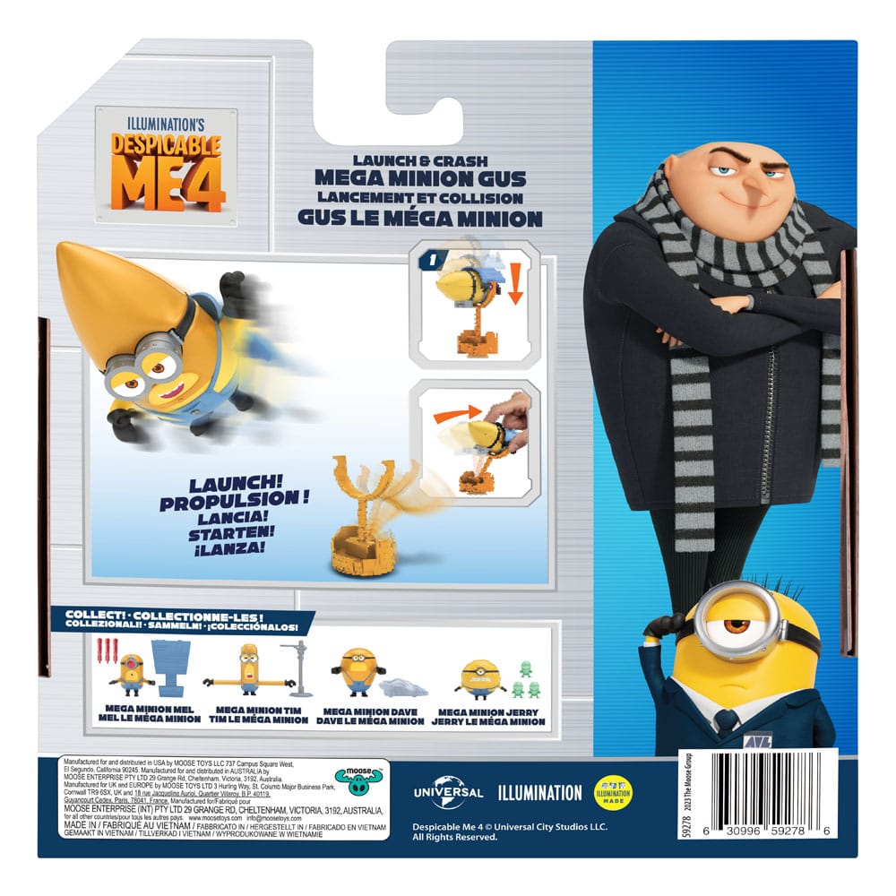 Ich - Einfach Unverbesserlich 4 Mega Minion Actionfigur Gus 10 cm