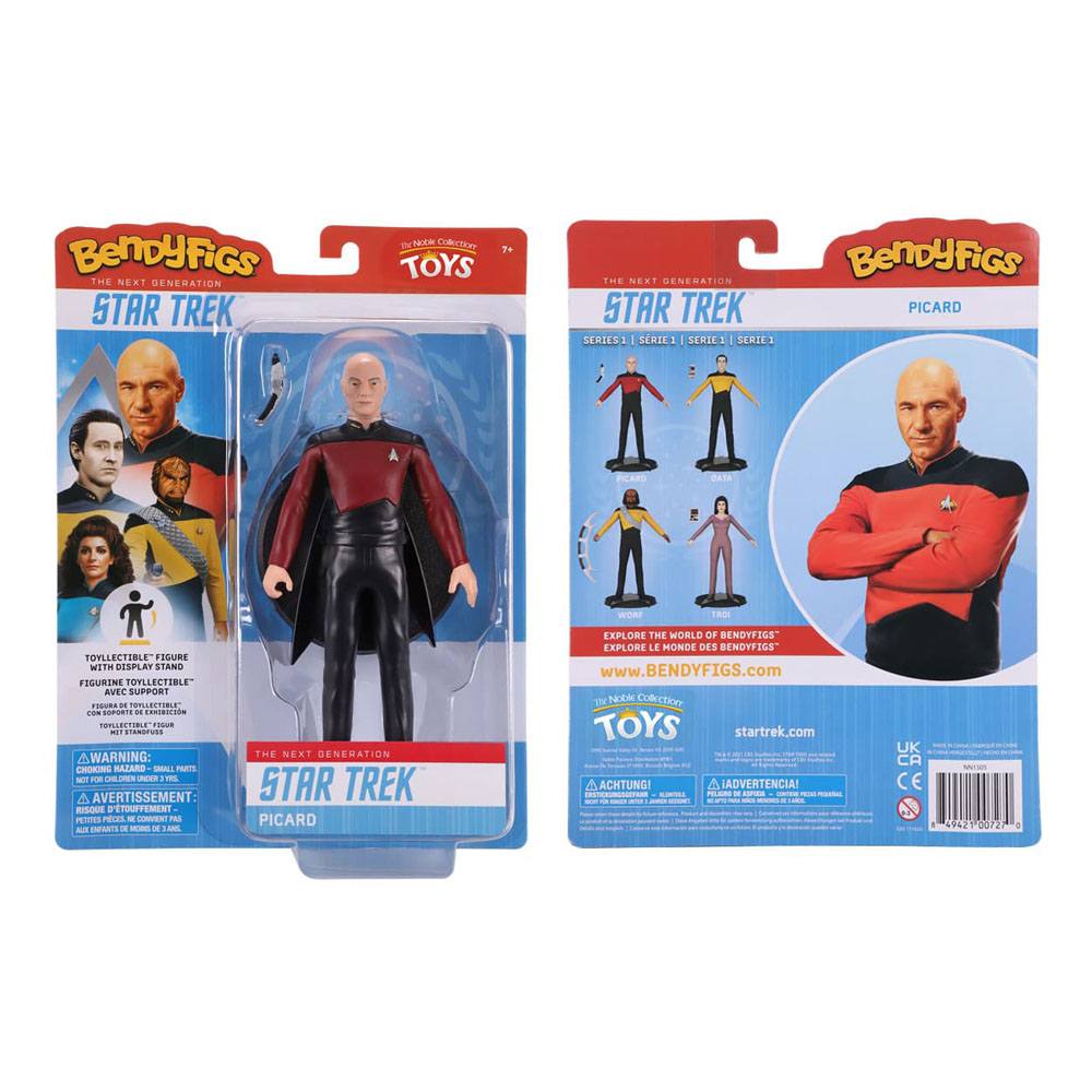 Star Trek: The Next Generation Bendyfigs Biegefigur Capt. Picard 19 cm