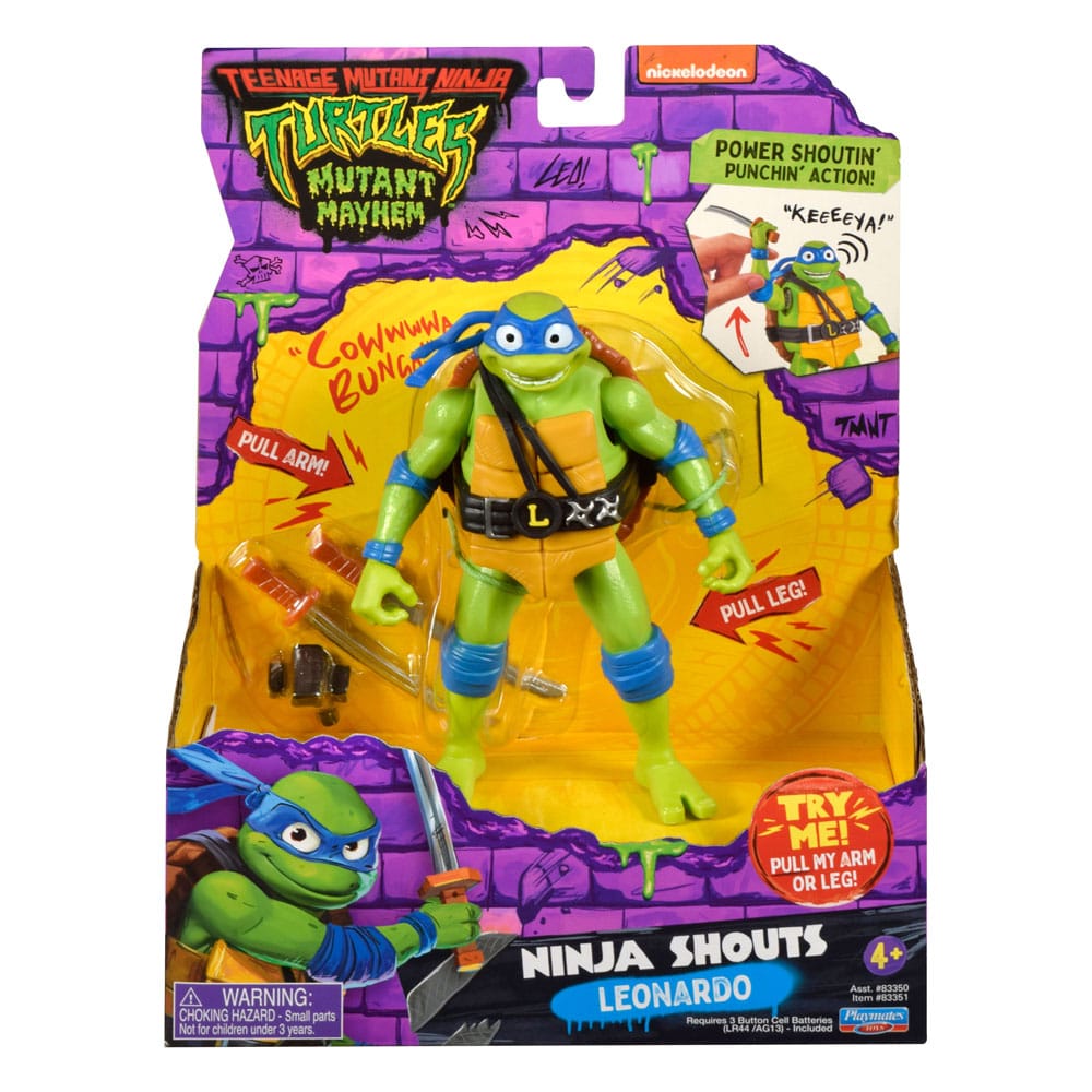 Teenage Mutant Ninja Turtles: Mutant Mayhem Ninja Shouts Action Figuren 15 cm Sortiment (8)