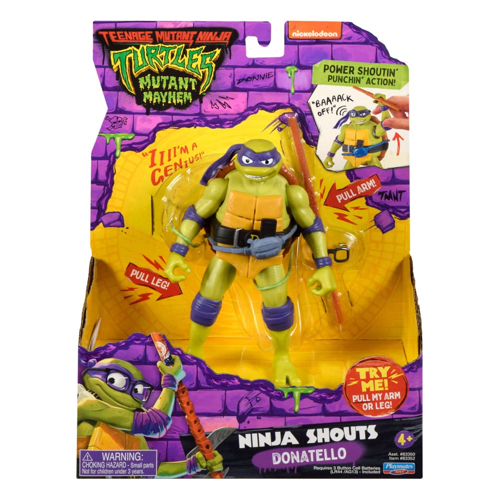 Teenage Mutant Ninja Turtles: Mutant Mayhem Ninja Shouts Action Figuren 15 cm Sortiment (8)