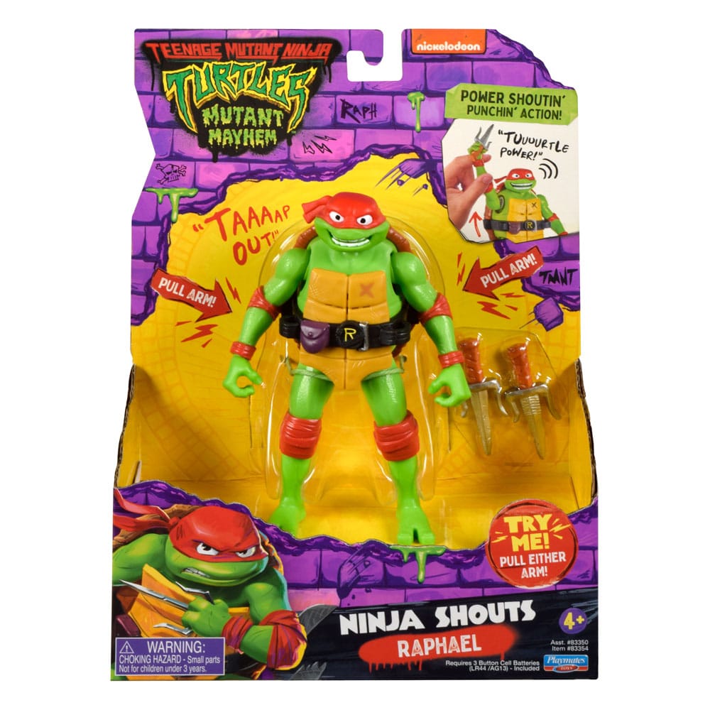 Teenage Mutant Ninja Turtles: Mutant Mayhem Ninja Shouts Action Figuren 15 cm Sortiment (8)