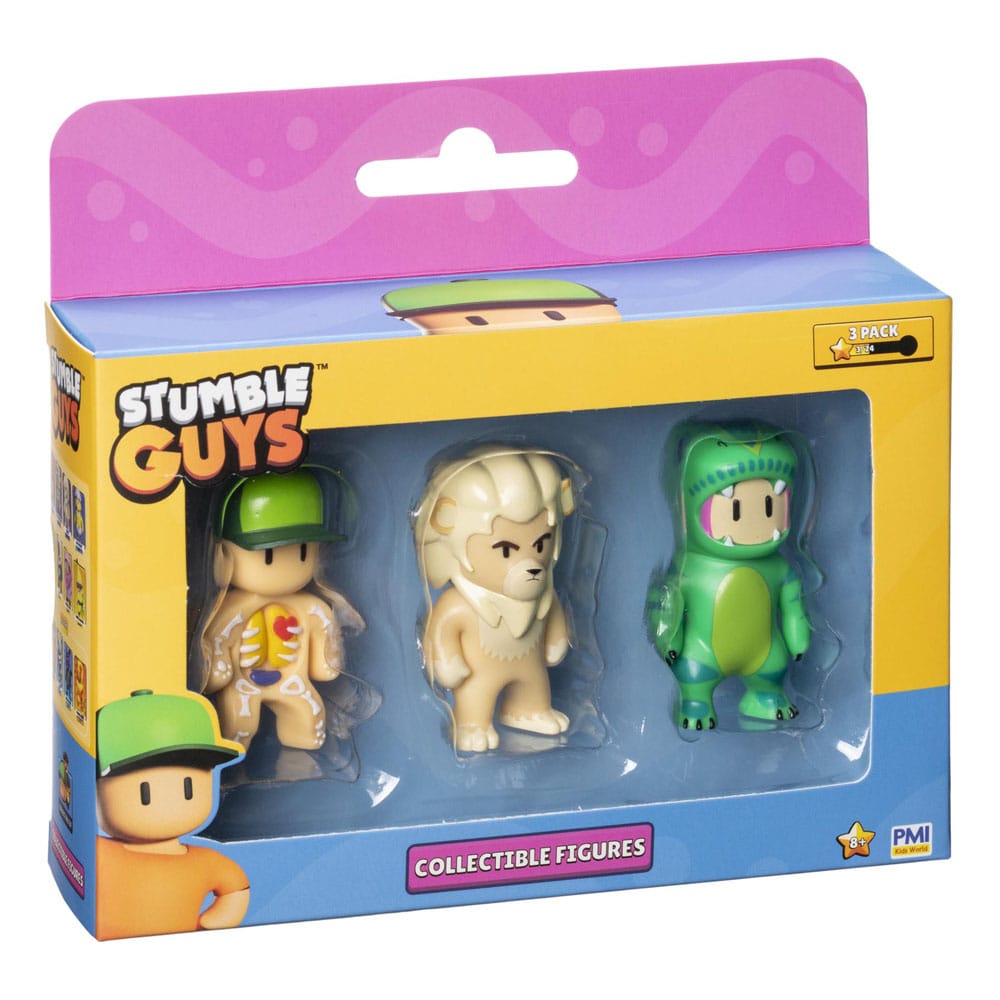 Stumble Guys: Wave 2 3er-Figuren-Fensterbox Sammelfiguren Sortiment