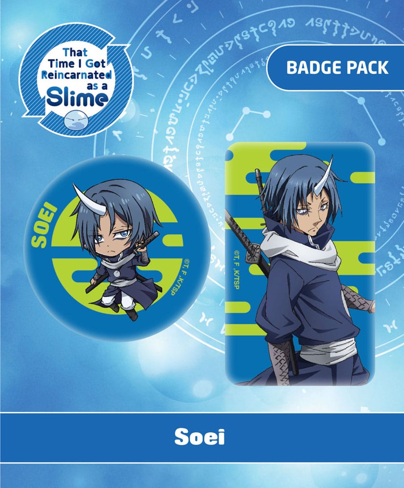 That Time I Got Reincarnated as a Slime Ansteck-Buttons Doppelpack Soei 