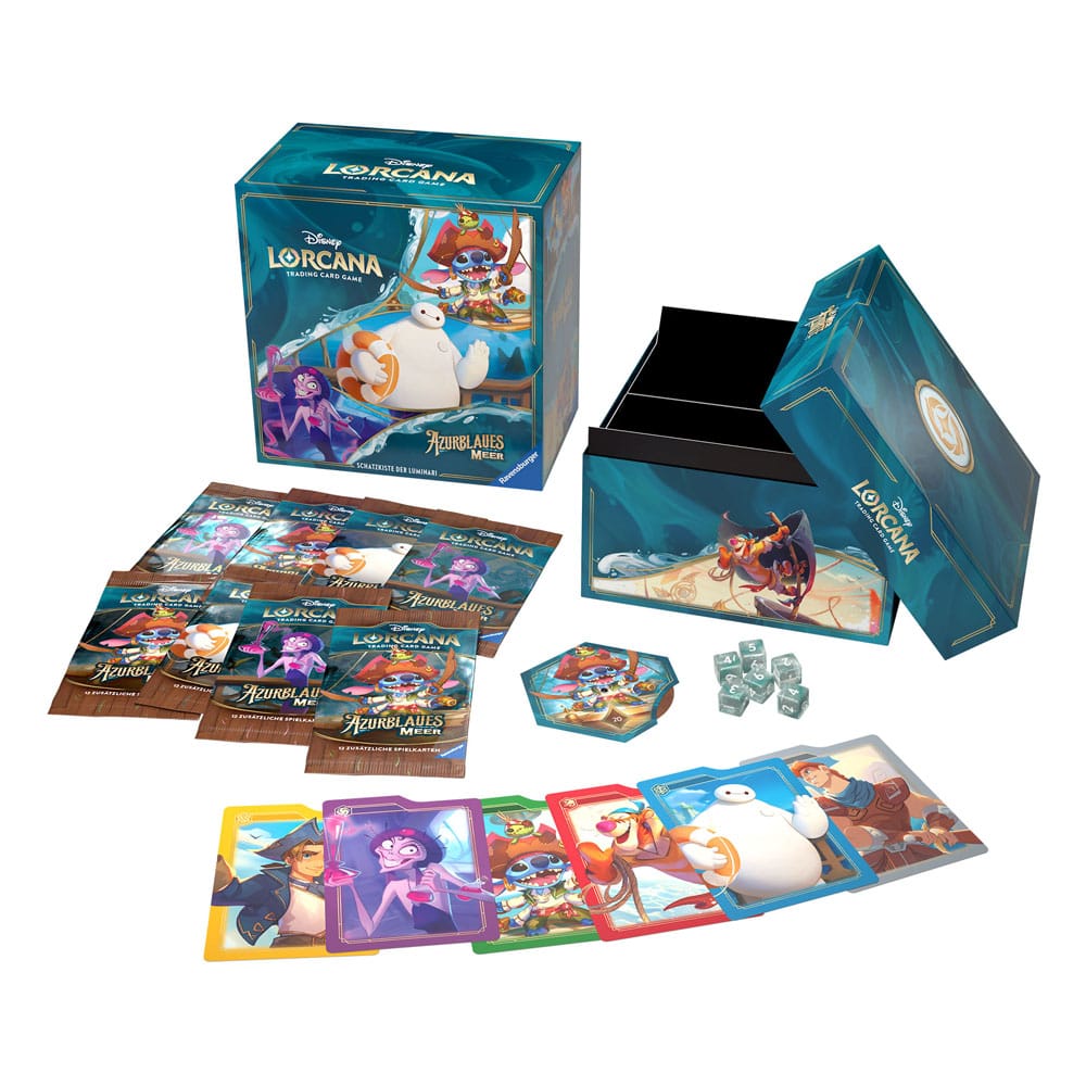 Disney Lorcana TCG Azurblaues Meer Schatzkiste der Luminari *Deutsche Edition*