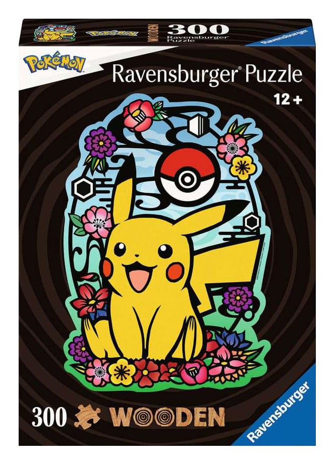 Pokémon WOODEN Holz-Puzzle Pikachu (300 Teile) 