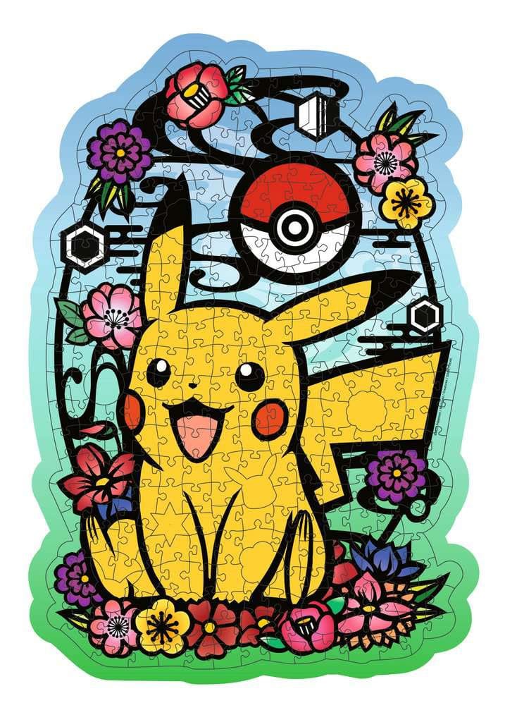 Pokémon WOODEN Holz-Puzzle Pikachu (300 Teile) 