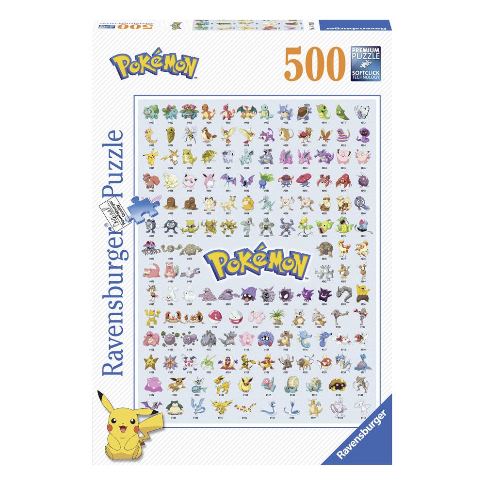 Pokémon Puzzle Pokémon Pokédex (500 Teile)