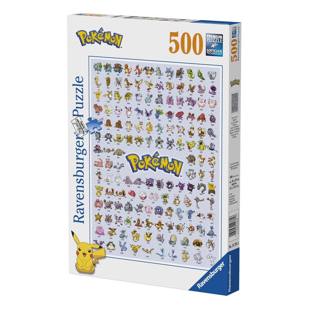 Pokémon Puzzle Pokémon Pokédex (500 Teile)