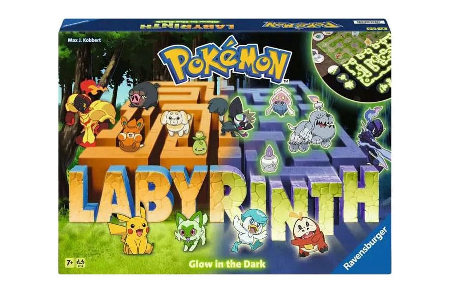 Pokémon Brettspiel Labyrinth Glow in the Dark