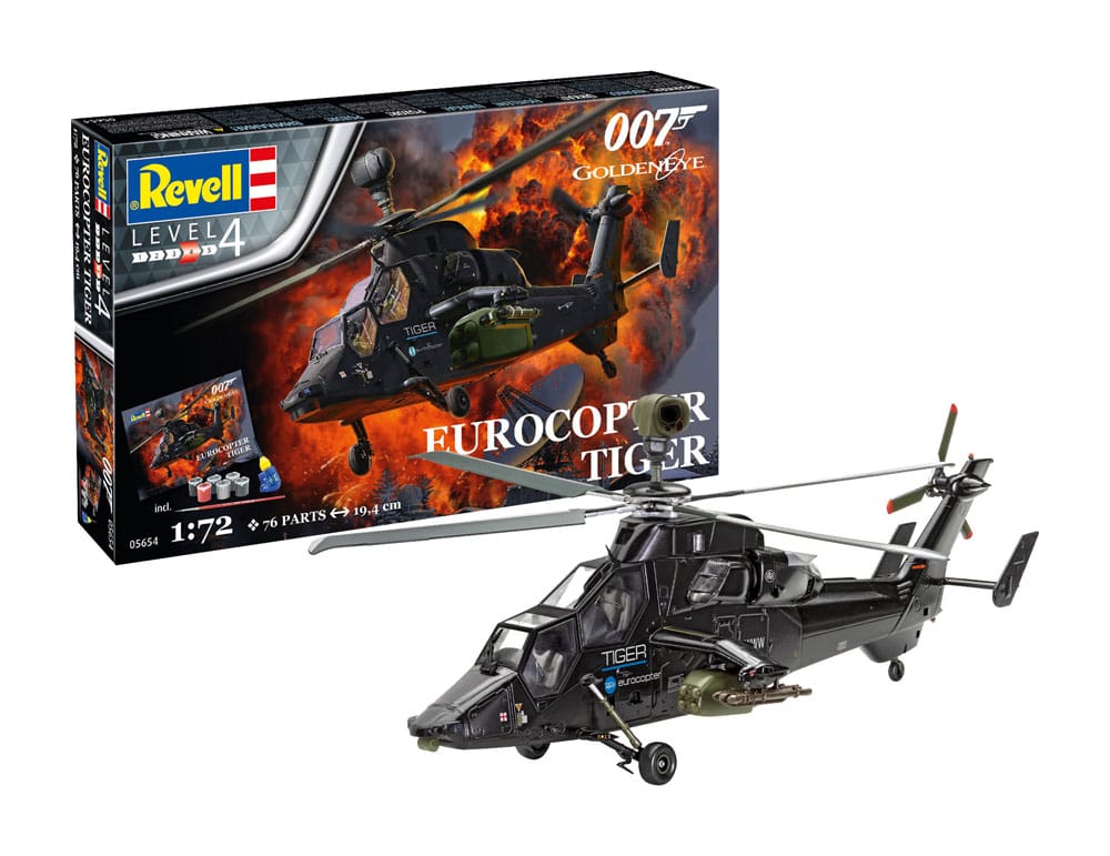 James Bond Modellbausatz Geschenkset 1/72 Eurocopter Tiger (GoldenEye)