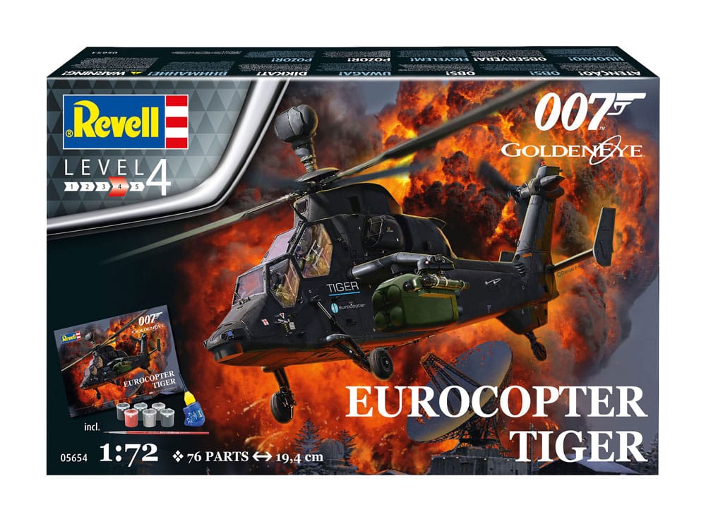 James Bond Modellbausatz Geschenkset 1/72 Eurocopter Tiger (GoldenEye)