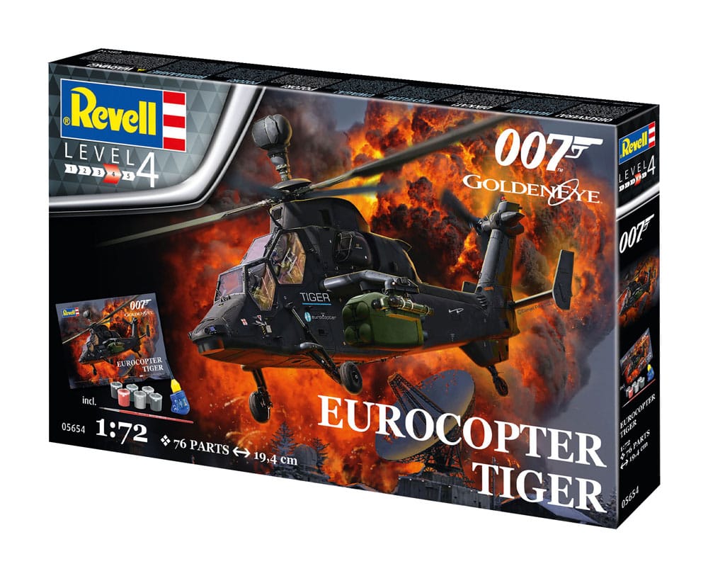 James Bond Modellbausatz Geschenkset 1/72 Eurocopter Tiger (GoldenEye)