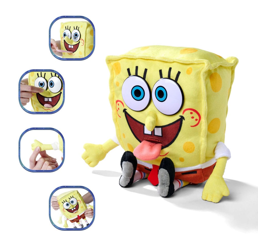 SpongeBob Schwammkopf Plüschfigur mit Sound SpongeBob 30 cm   