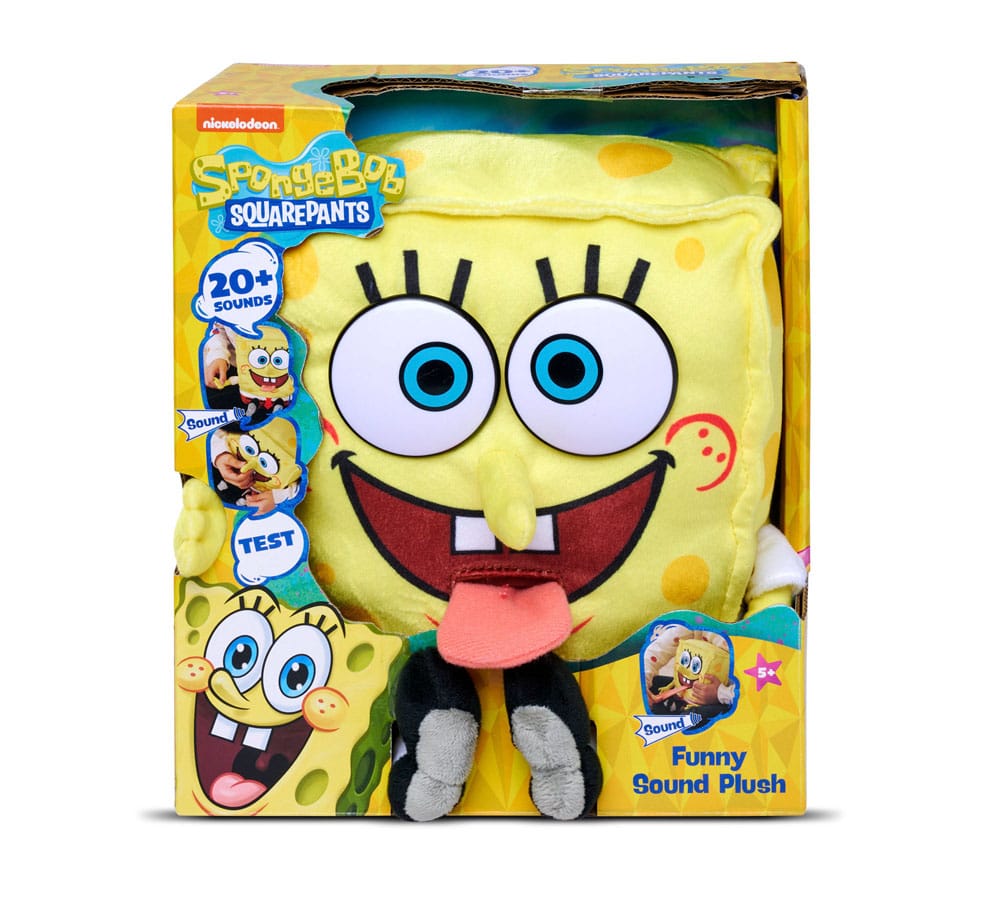 SpongeBob Schwammkopf Plüschfigur mit Sound SpongeBob 30 cm   