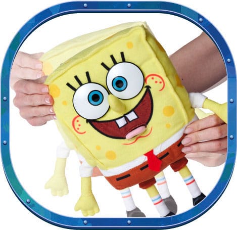 SpongeBob Schwammkopf Plüschfigur mit Sound SpongeBob 30 cm   