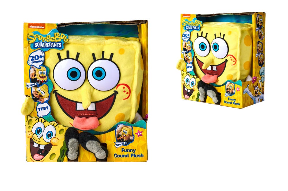 SpongeBob Schwammkopf Plüschfigur mit Sound SpongeBob 30 cm   