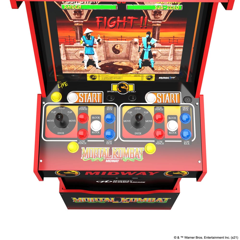 Arcade1Up Videospiel-Automat Mortal Kombat / Midway Legacy 30th Anniversary Edition 154 cm