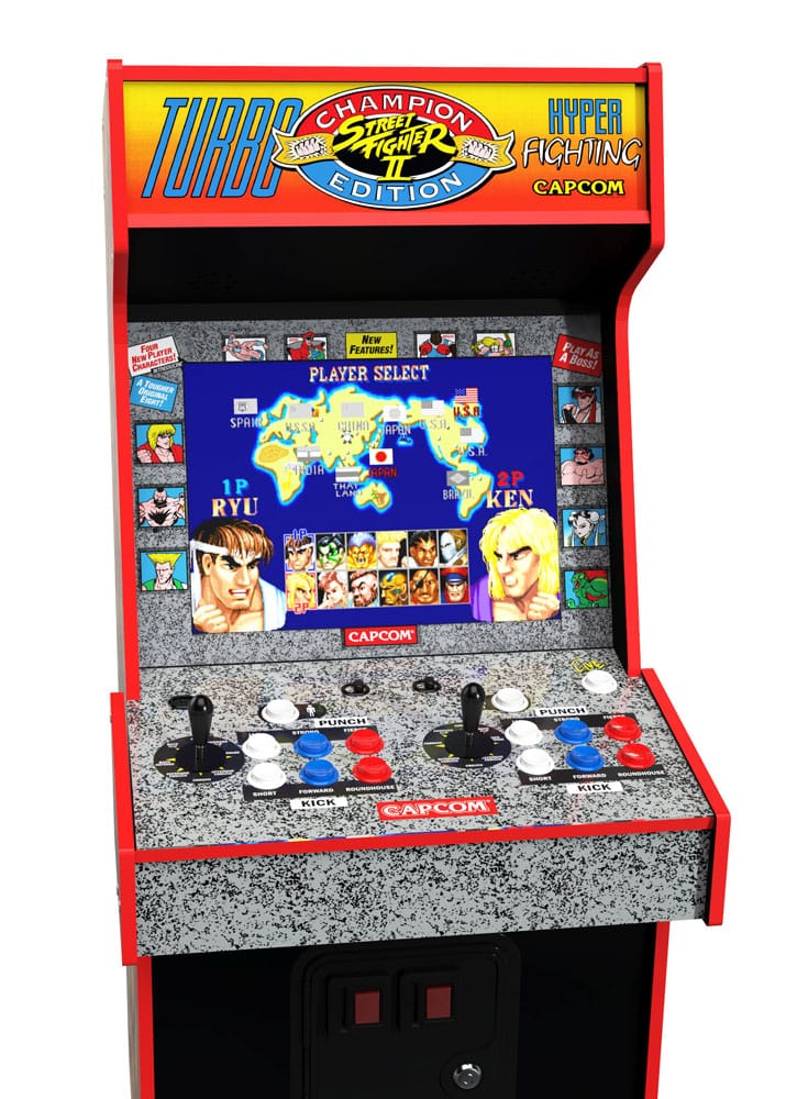 Arcade1Up Videospiel-Automat Street Fighter II / Capcom Legacy Yoga Flame Edition 154 cm