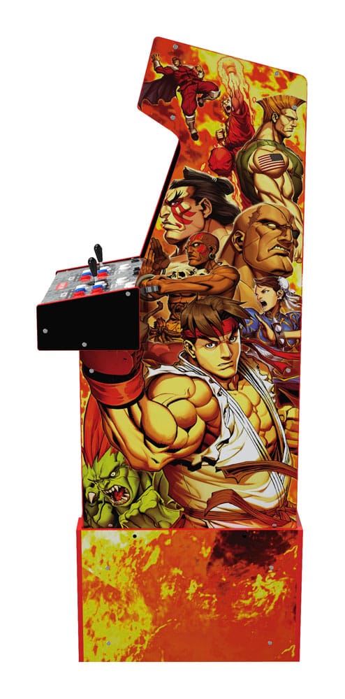 Arcade1Up Videospiel-Automat Street Fighter II / Capcom Legacy Yoga Flame Edition 154 cm