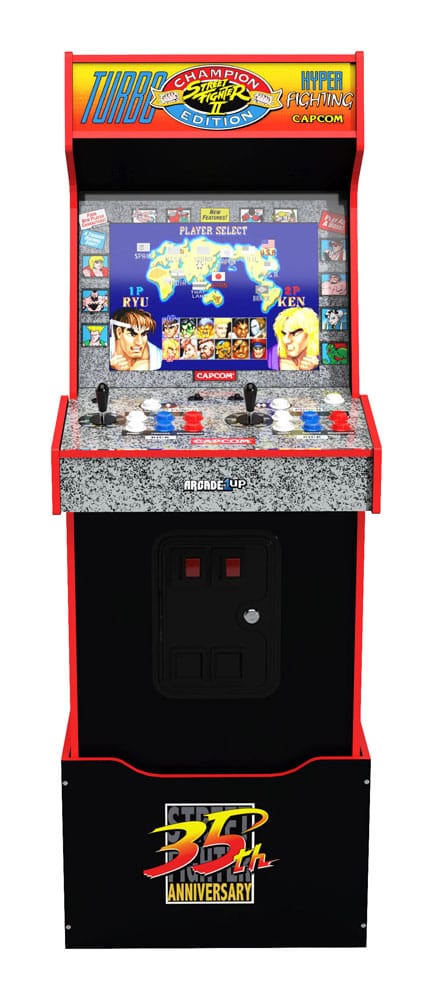 Arcade1Up Videospiel-Automat Street Fighter II / Capcom Legacy Yoga Flame Edition 154 cm