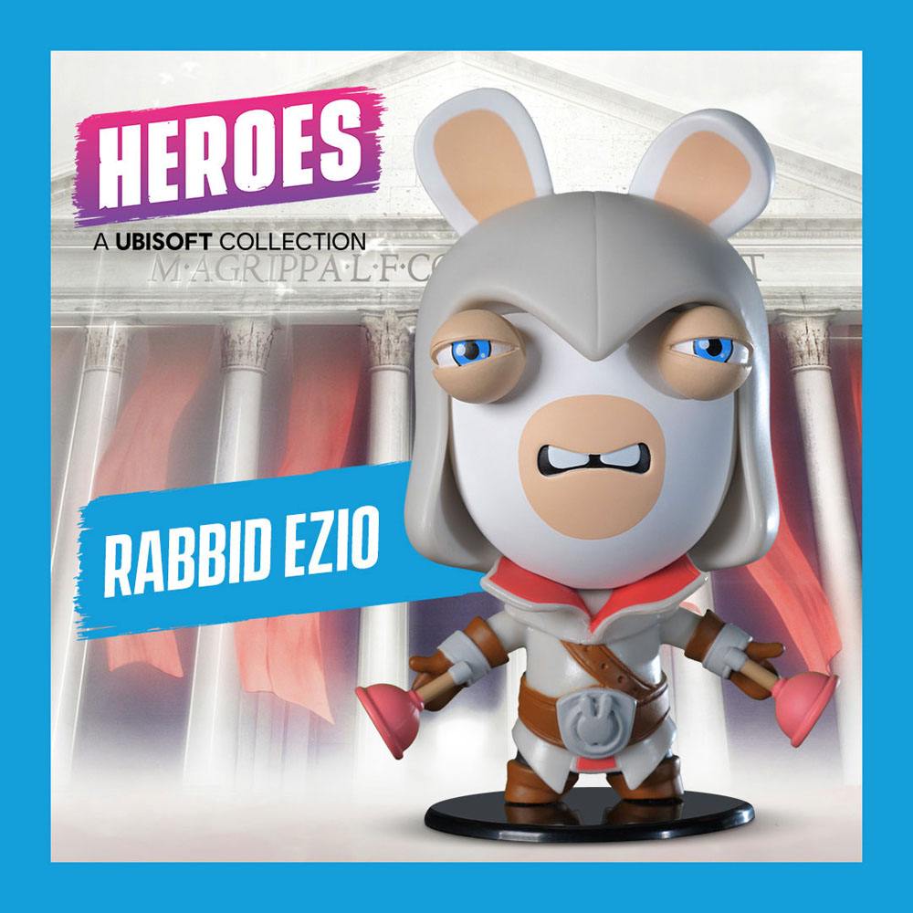 Assassin's Creed / Raving Rabbids Ubisoft Heroes Collection Chibi Figur Rabbid Ezio 10 cm