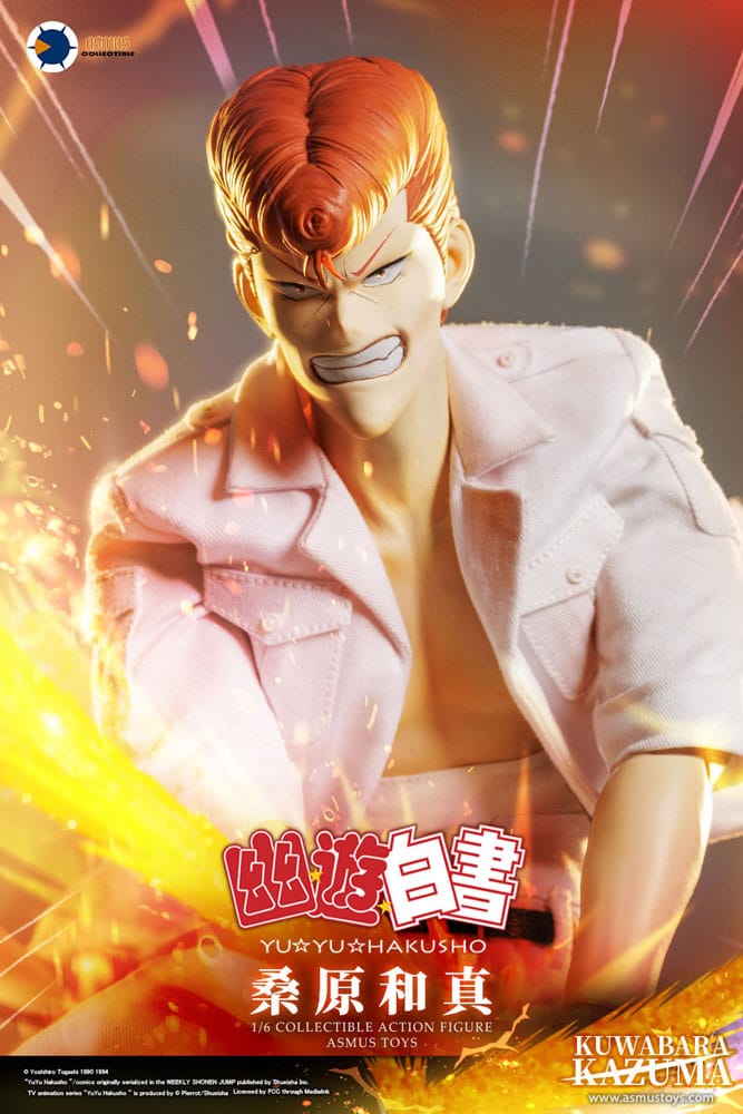 Yu Yu Hakusho Actionfigur 1/6 Kazuma Kuwabara (Luxury Version) 30 cm