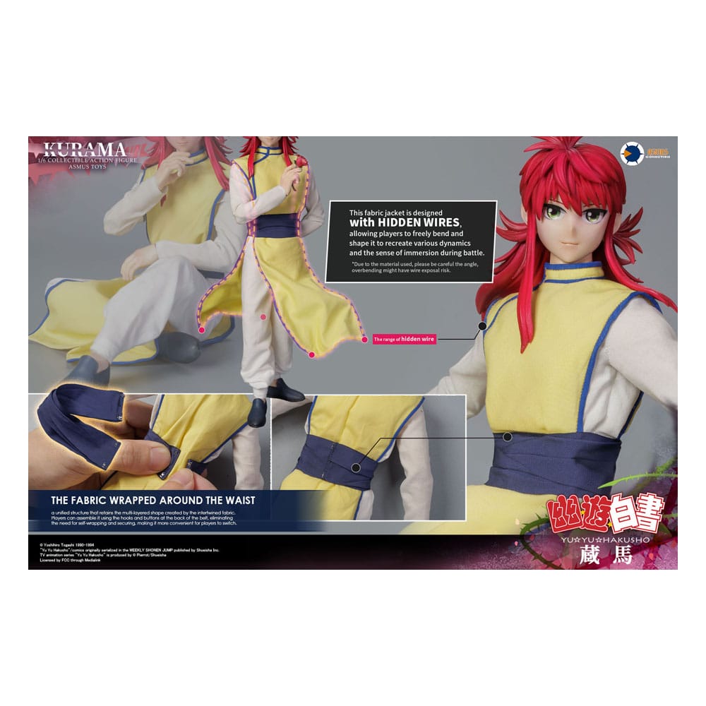 Yu Yu Hakusho Actionfigur 1/6 Kurama (Luxury Edition) 30 cm