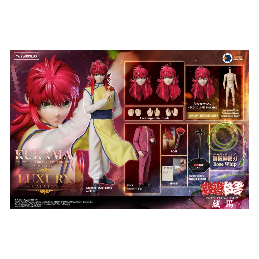 Yu Yu Hakusho Actionfigur 1/6 Kurama (Luxury Edition) 30 cm