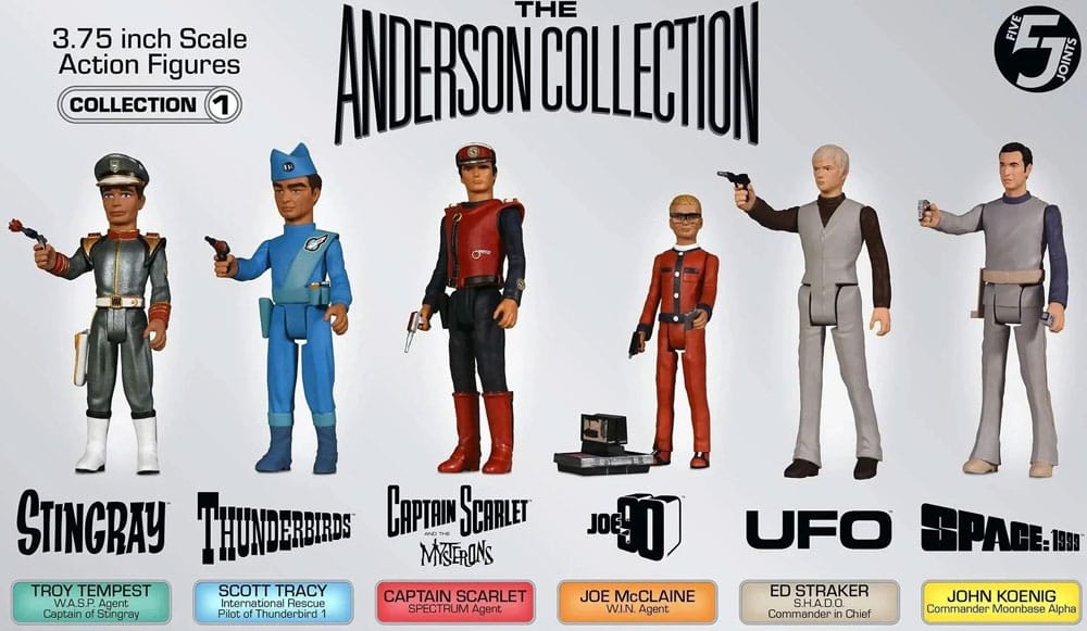 The Anderson Collection Retro Actionfiguren Wave 1 10 cm Sortiment (6)