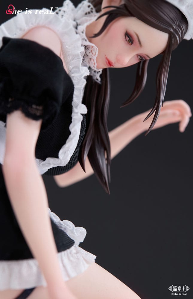 Original Character Dress Series PVC Statue 1/6 She is real Water Droplet Maid 27 cm