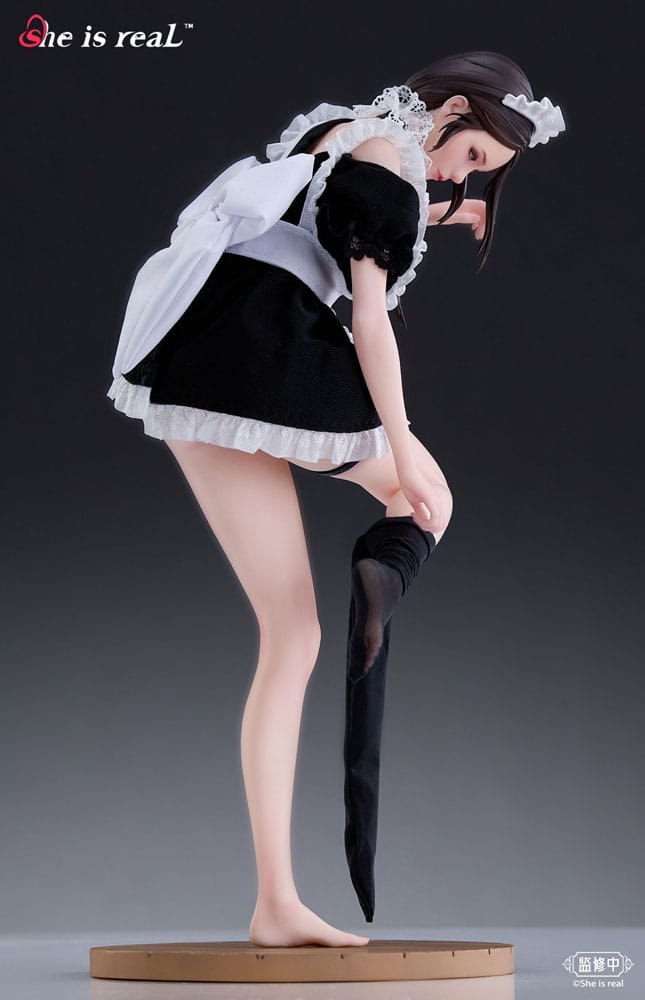 Original Character Dress Series PVC Statue 1/6 She is real Water Droplet Maid 27 cm