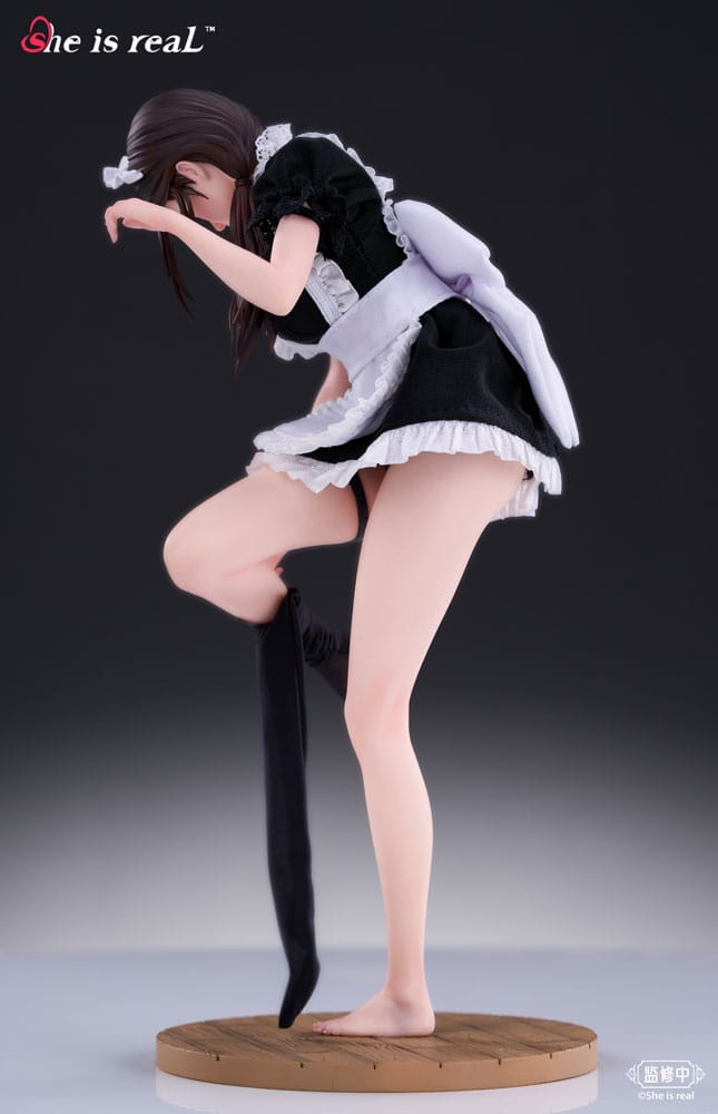 Original Character Dress Series PVC Statue 1/6 She is real Water Droplet Maid 27 cm