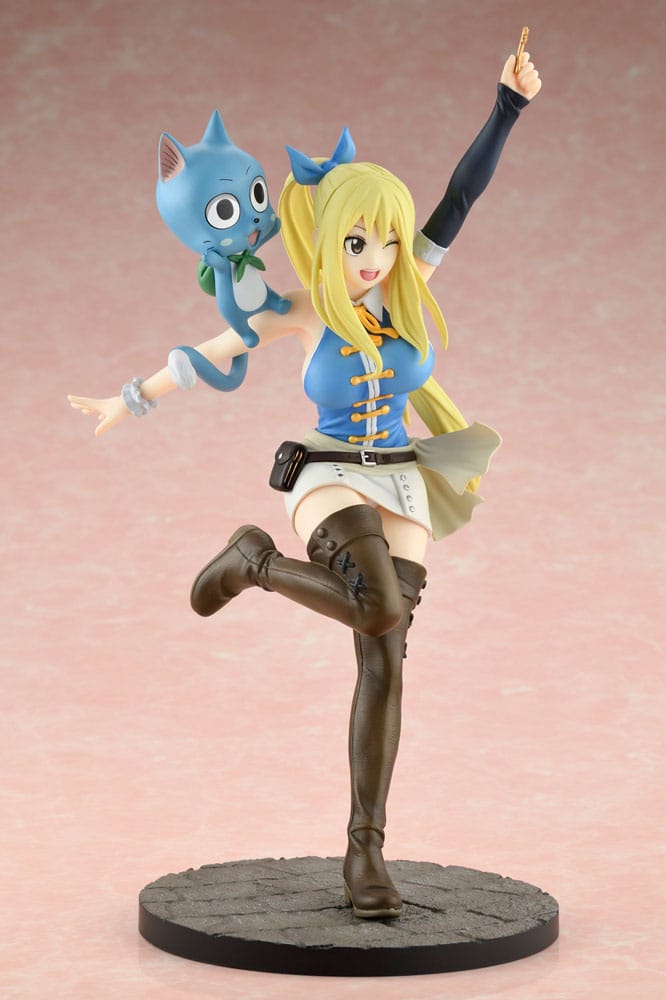 Fairy Tail PVC Statue 1/6 Lucy Heartfilia Wink Ver. 23 cm