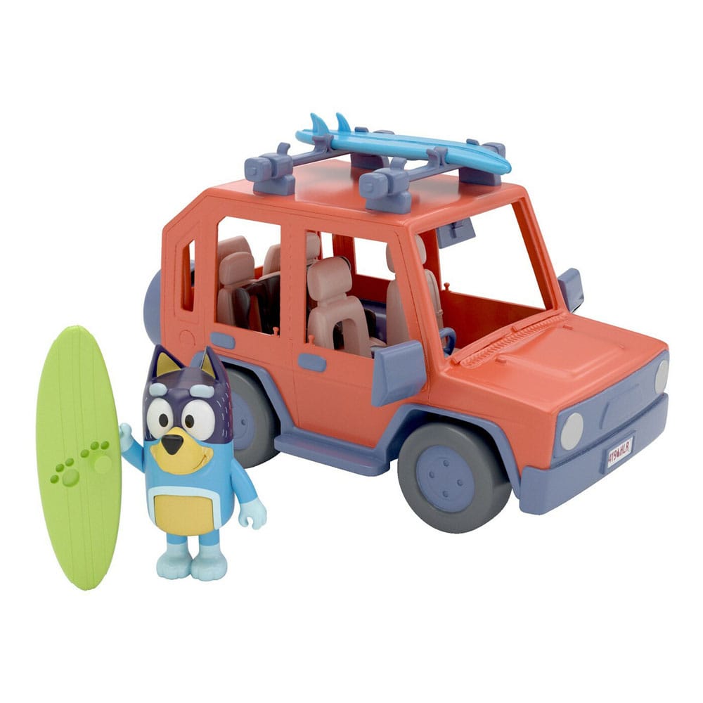 Bluey Actionfigur mit Fahrzeug Bluey Family Cruiser