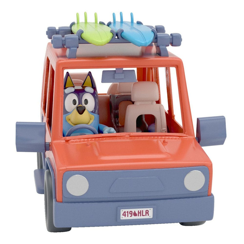 Bluey Actionfigur mit Fahrzeug Bluey Family Cruiser