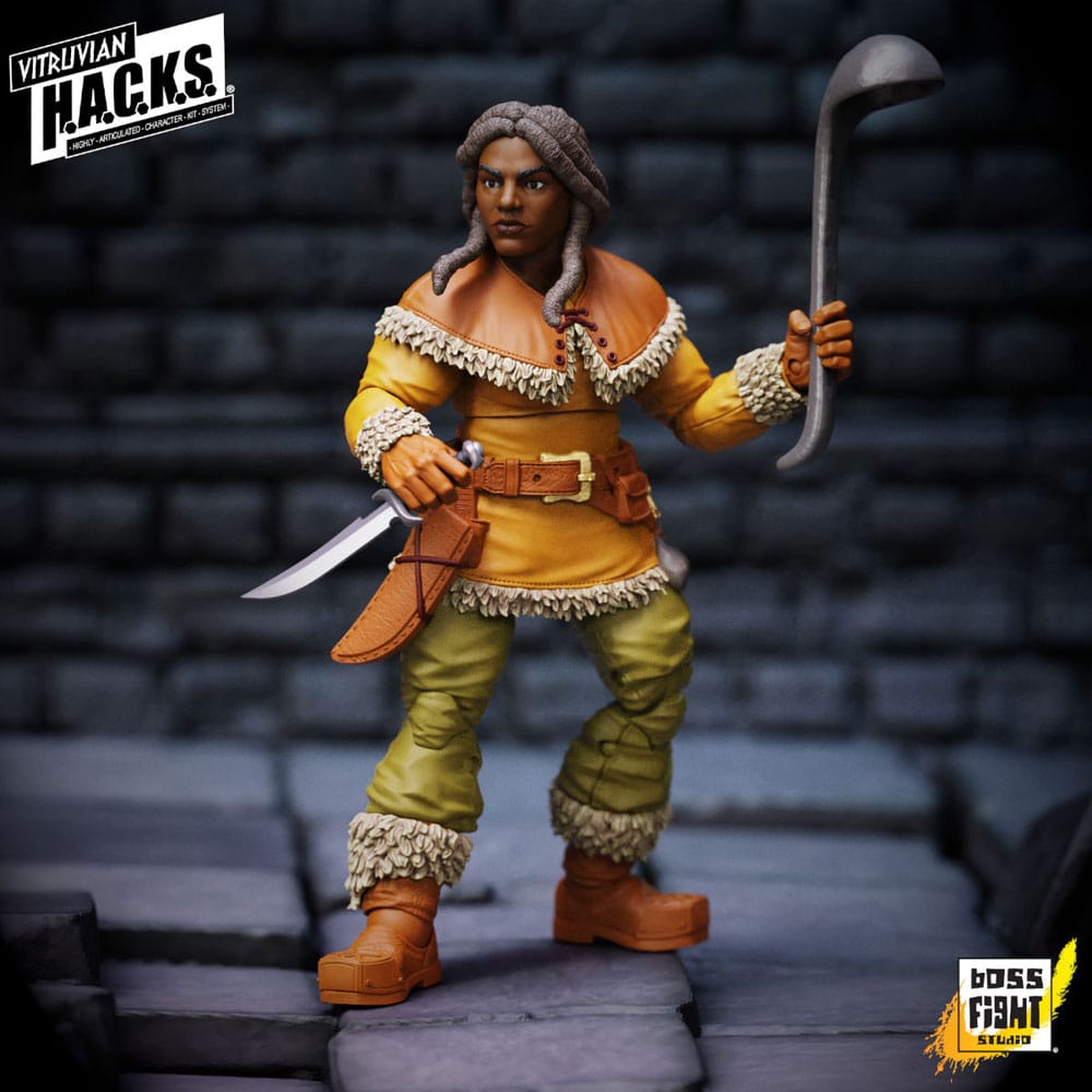 Vitruvian H.A.C.K.S. Actionfigur Dwarf Tavern Keeper Madame Ruskin