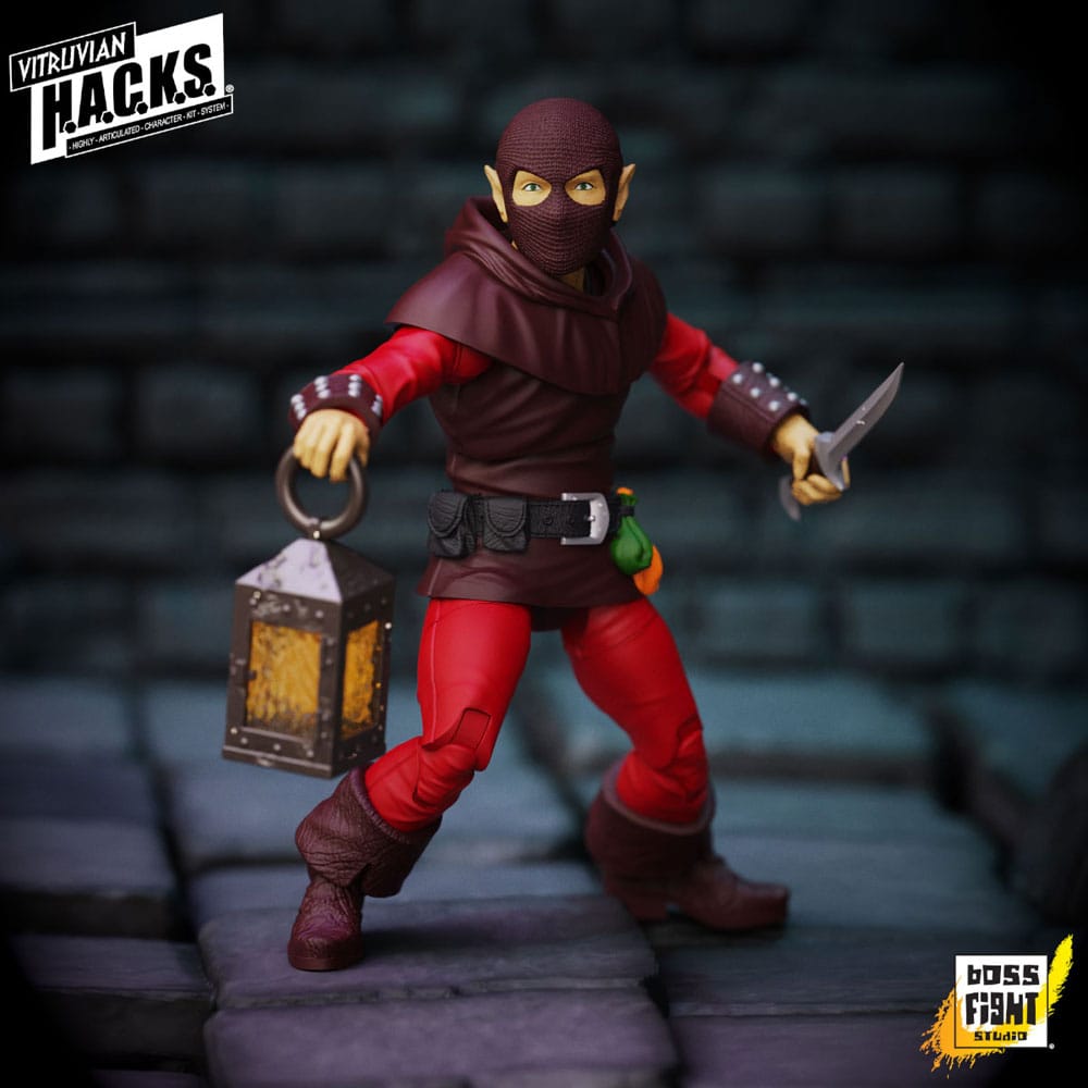 Vitruvian H.A.C.K.S. Actionfigur Halfling Scout Dwynn Dellos