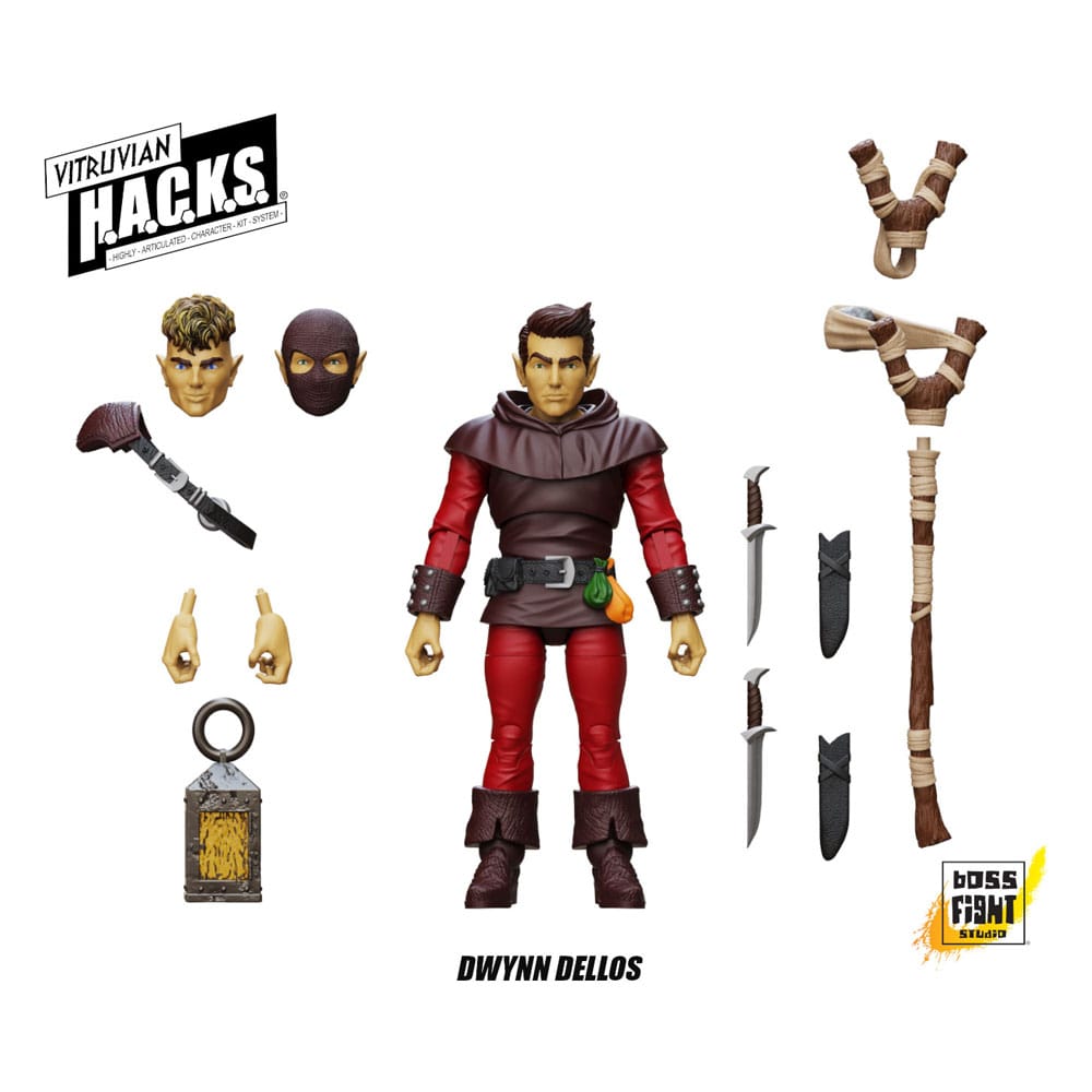 Vitruvian H.A.C.K.S. Actionfigur Halfling Scout Dwynn Dellos