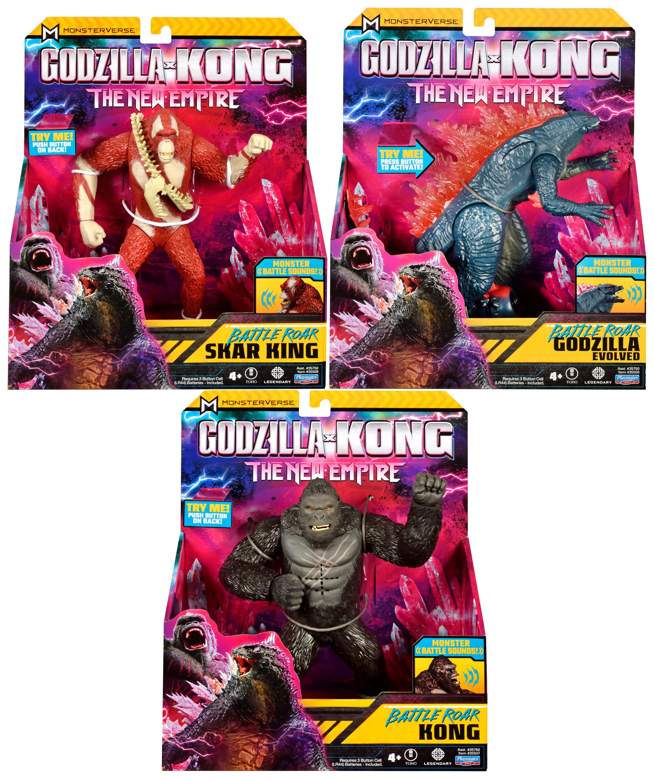 Godzilla x Kong The new Empire Actionfiguren Deluxe elek Figures 18 cm Sortiment (4)