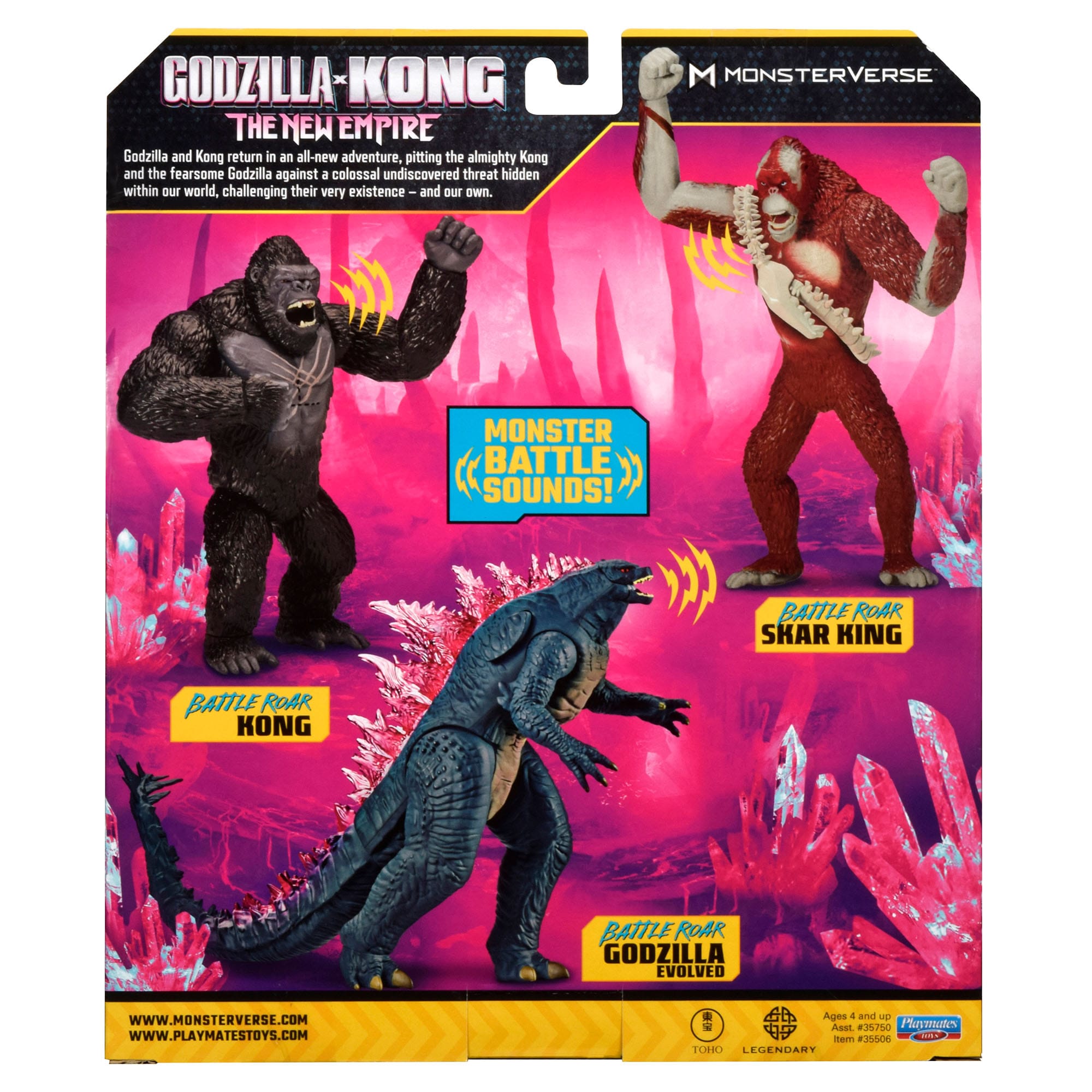 Godzilla x Kong The new Empire Actionfiguren Deluxe elek Figures 18 cm Sortiment (4)