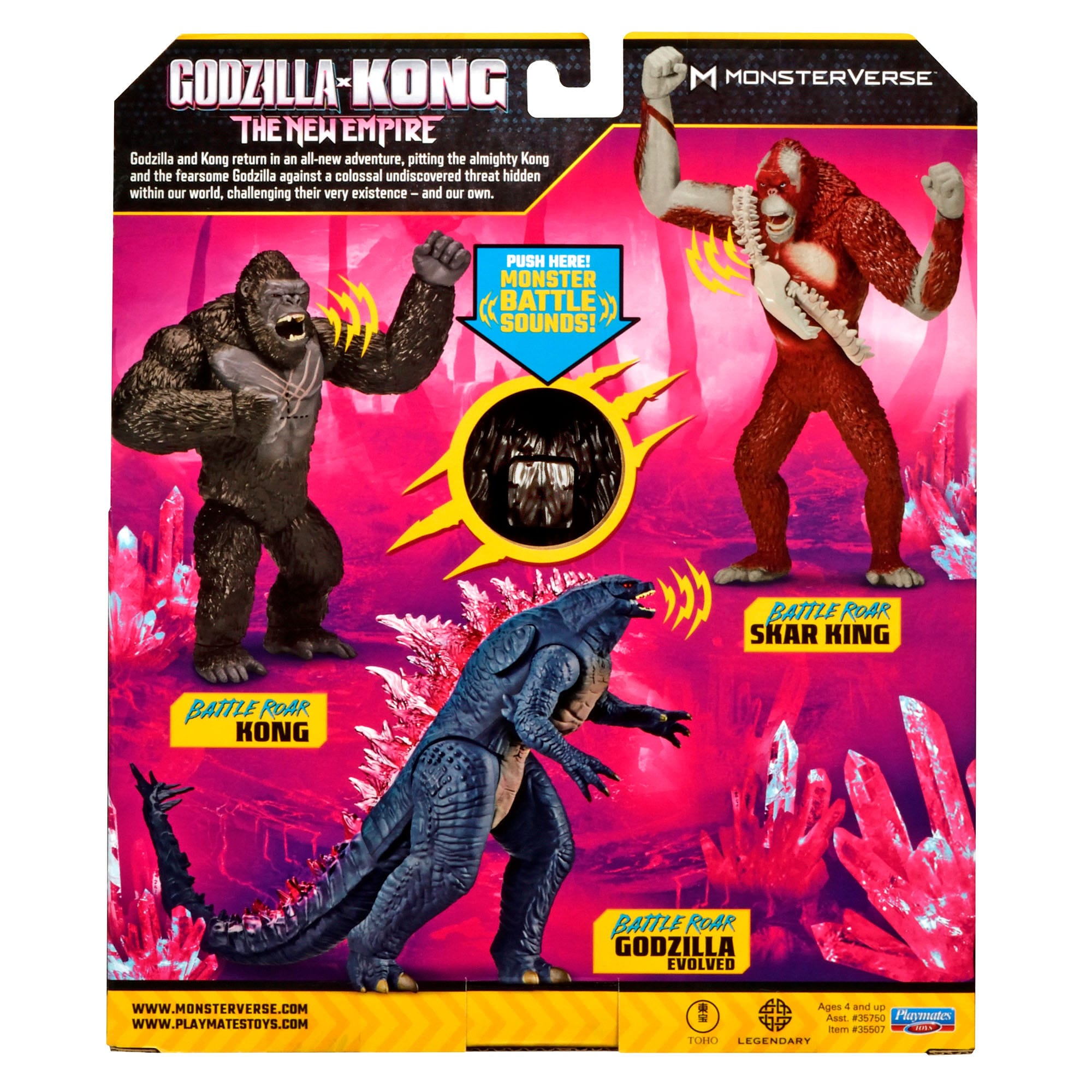 Godzilla x Kong The new Empire Actionfiguren Deluxe elek Figures 18 cm Sortiment (4)