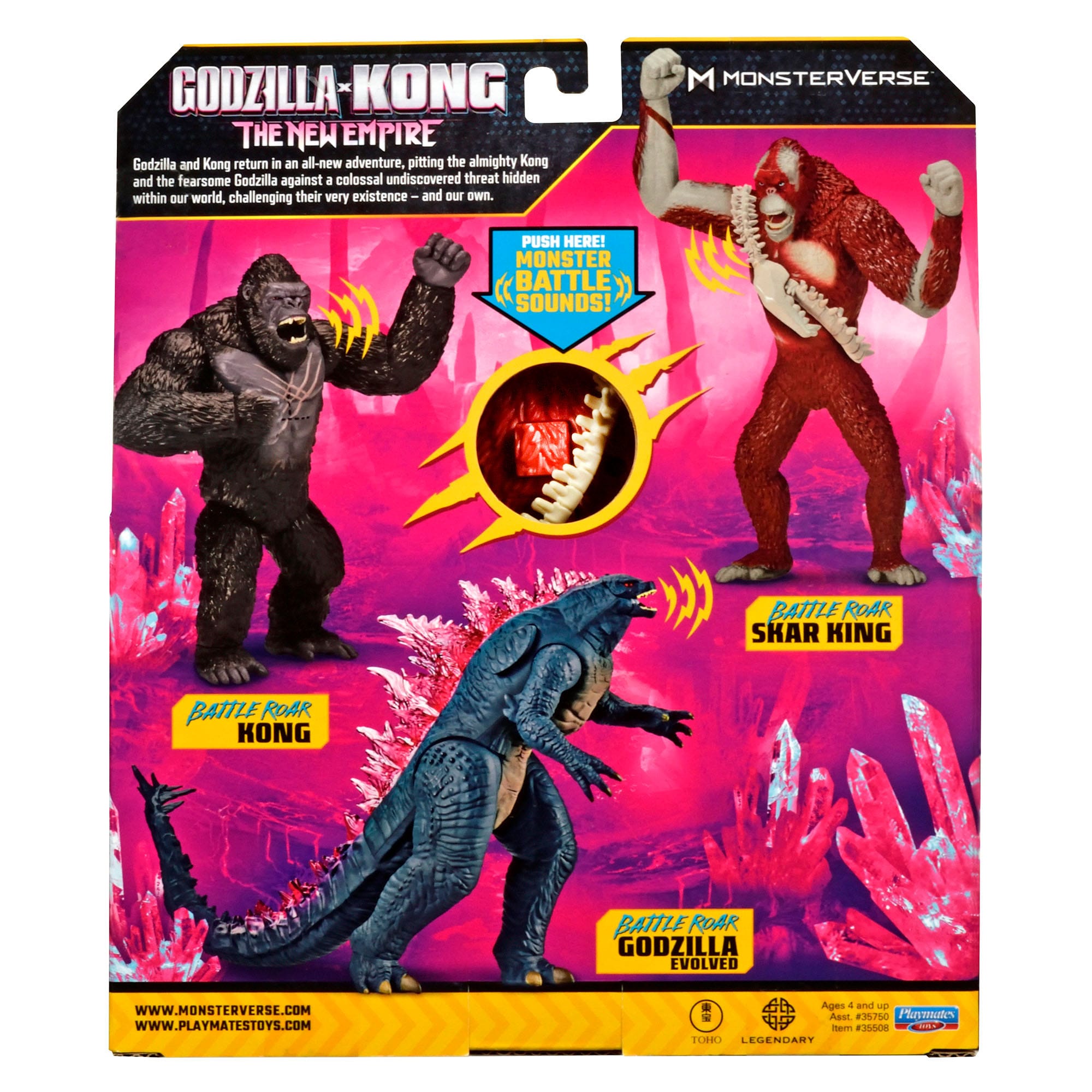 Godzilla x Kong The new Empire Actionfiguren Deluxe elek Figures 18 cm Sortiment (4)