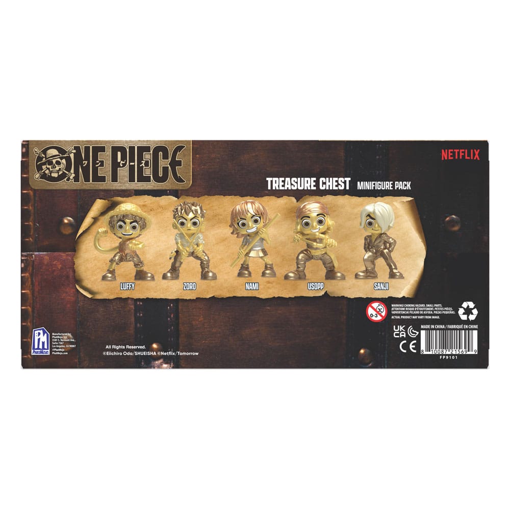 One Piece Minifiguren Set Gold 6 cm