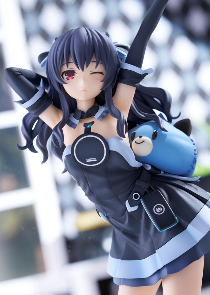 Hyperdimension Neptunia Statue 1/8 Neptunia Uni Wake Up Overseas Edition 20 cm