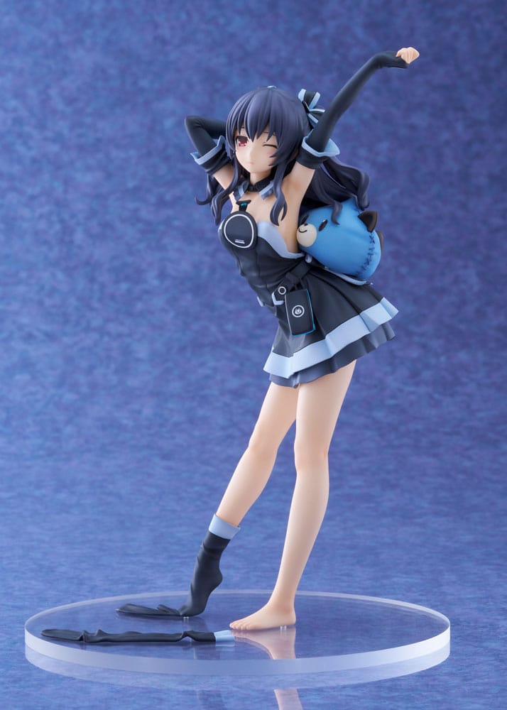 Hyperdimension Neptunia Statue 1/8 Neptunia Uni Wake Up Overseas Edition 20 cm