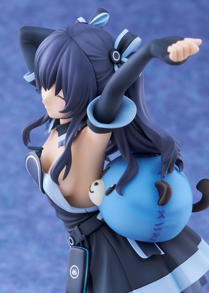 Hyperdimension Neptunia Statue 1/8 Neptunia Uni Wake Up Overseas Edition 20 cm