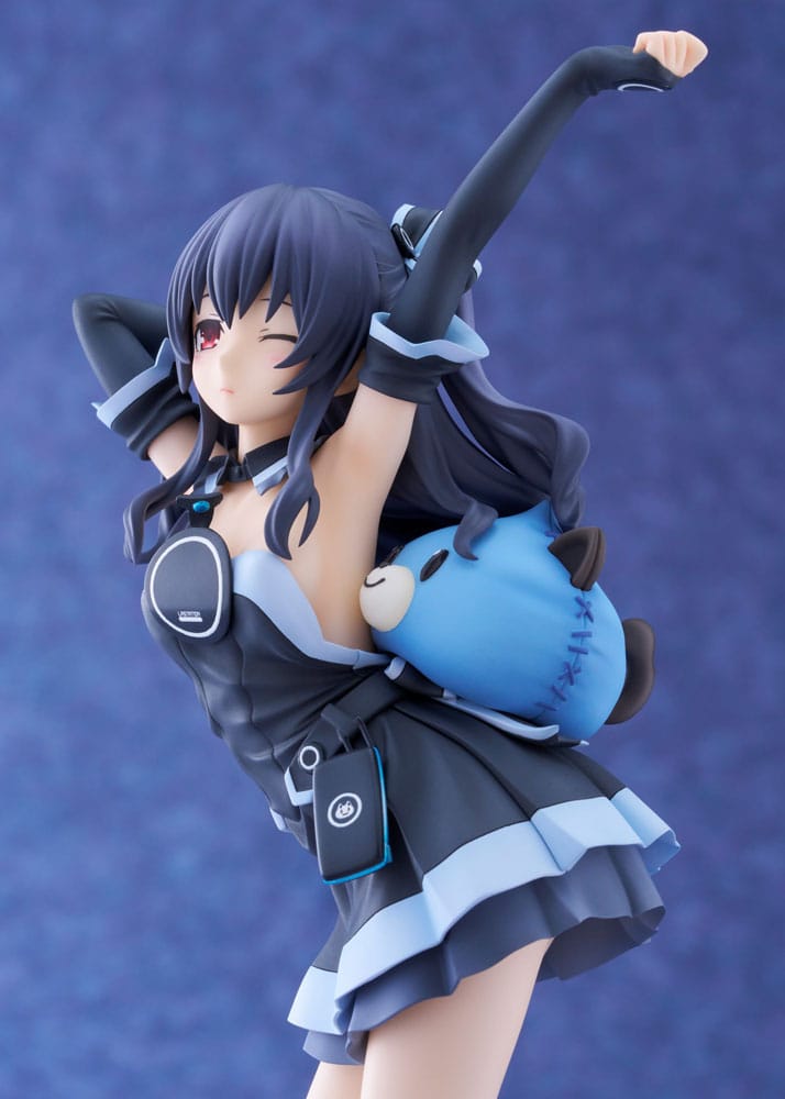 Hyperdimension Neptunia Statue 1/8 Neptunia Uni Wake Up Overseas Edition 20 cm