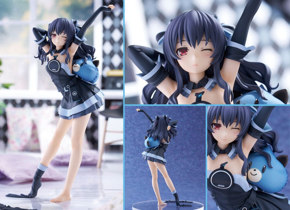 Hyperdimension Neptunia Statue 1/8 Neptunia Uni Wake Up Overseas Edition 20 cm